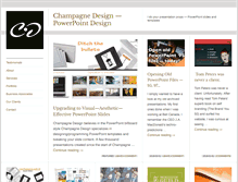 Tablet Screenshot of champagne-design.com